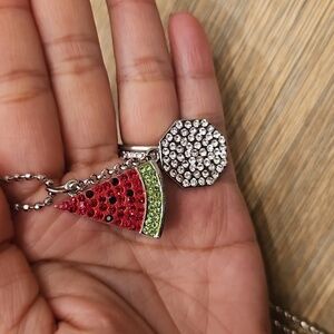 Watermelon Pendant Necklace